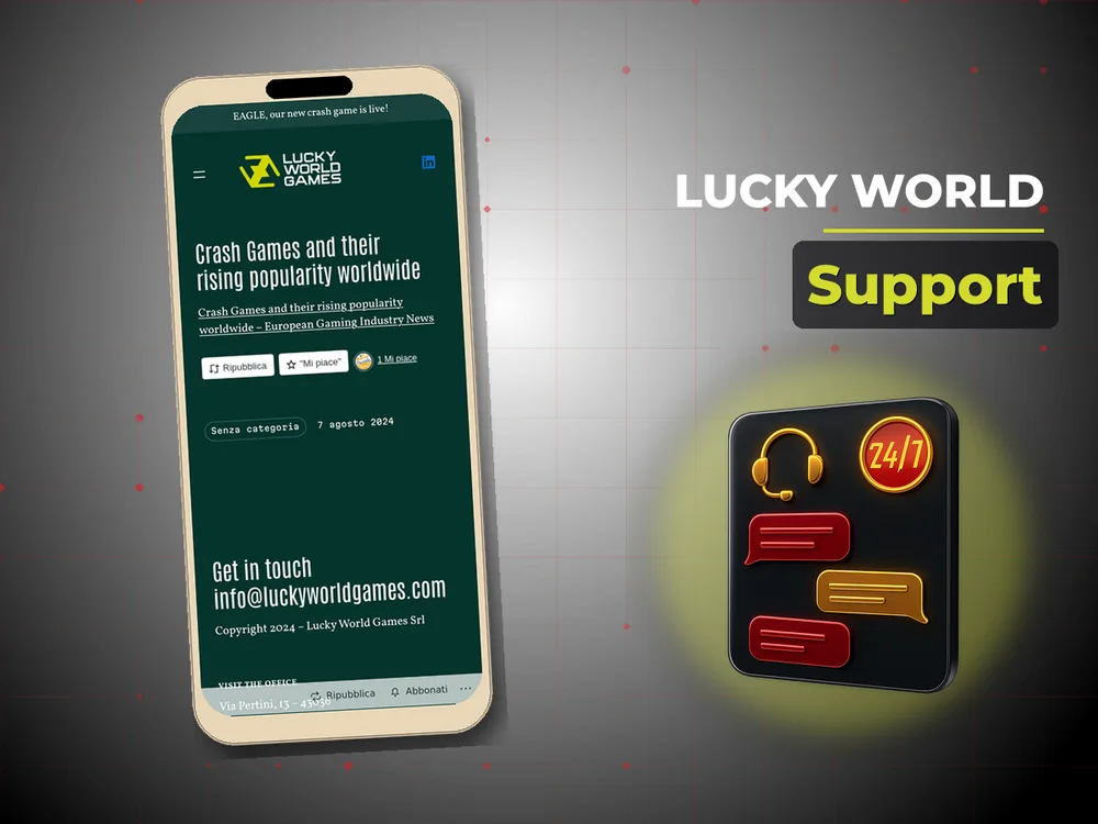 Lucky World - Support