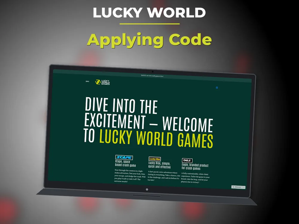 Lucky World - Applying Code