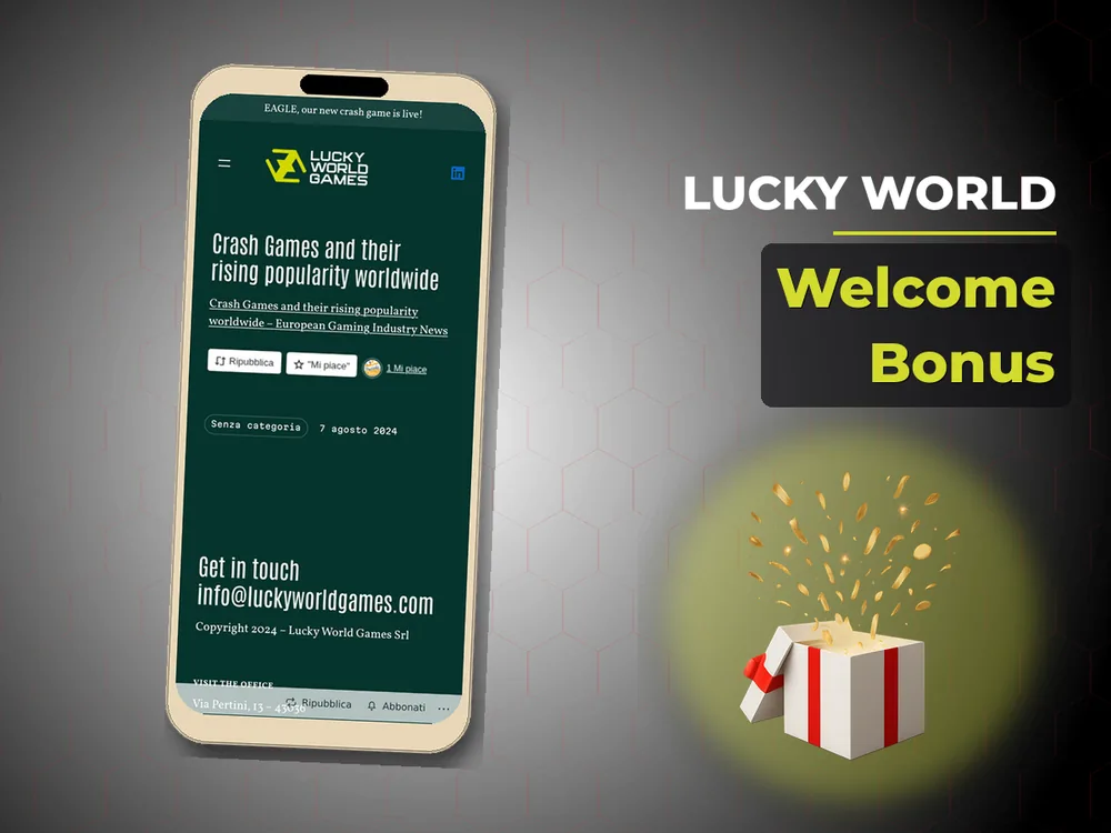 Lucky World - Welcome Bonus
