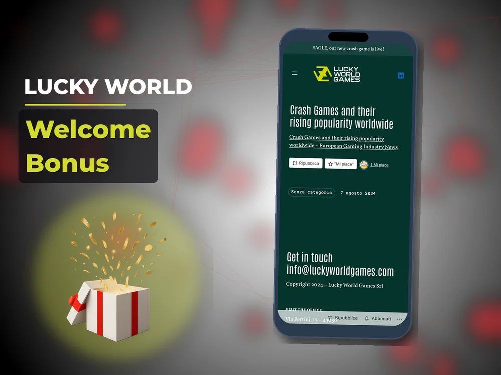 Lucky World - Welcome Bonus