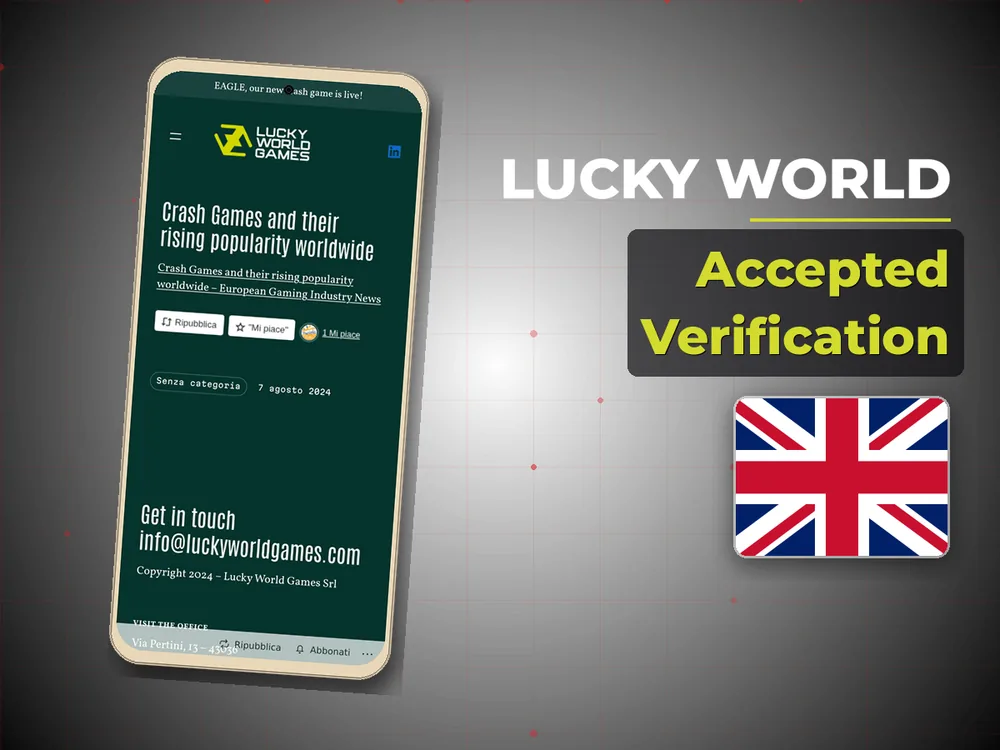 Lucky World - Accepted Verification